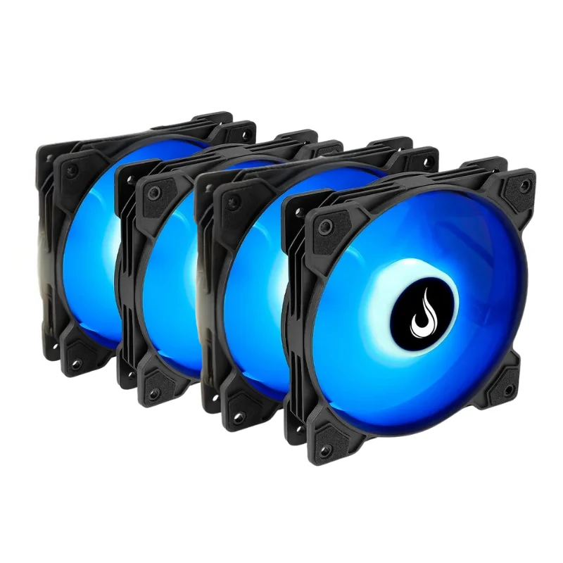 Kit 4 Fans Rise Mode X ARGB 120mm S/controladora Preto - Rm-xld-aRGB 7