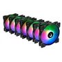 Kit 7 Fans Rise Mode X ARGB 120mm S/controladora Preto - Rm-xld-aRGB 3