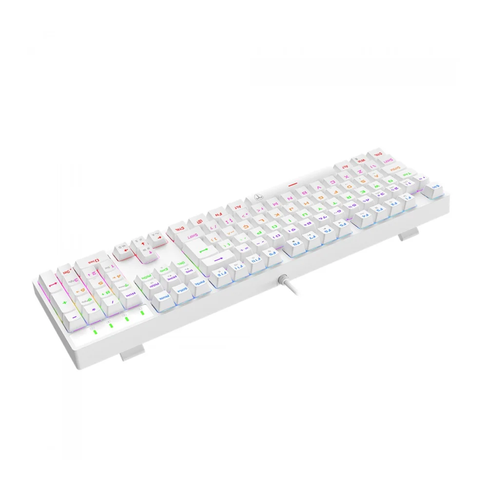 Imagem 4 de 5 do produto Teclado Mec T-dagger Rebel, Rainbow, Usb, Switch Brown - T-tgk328w-br