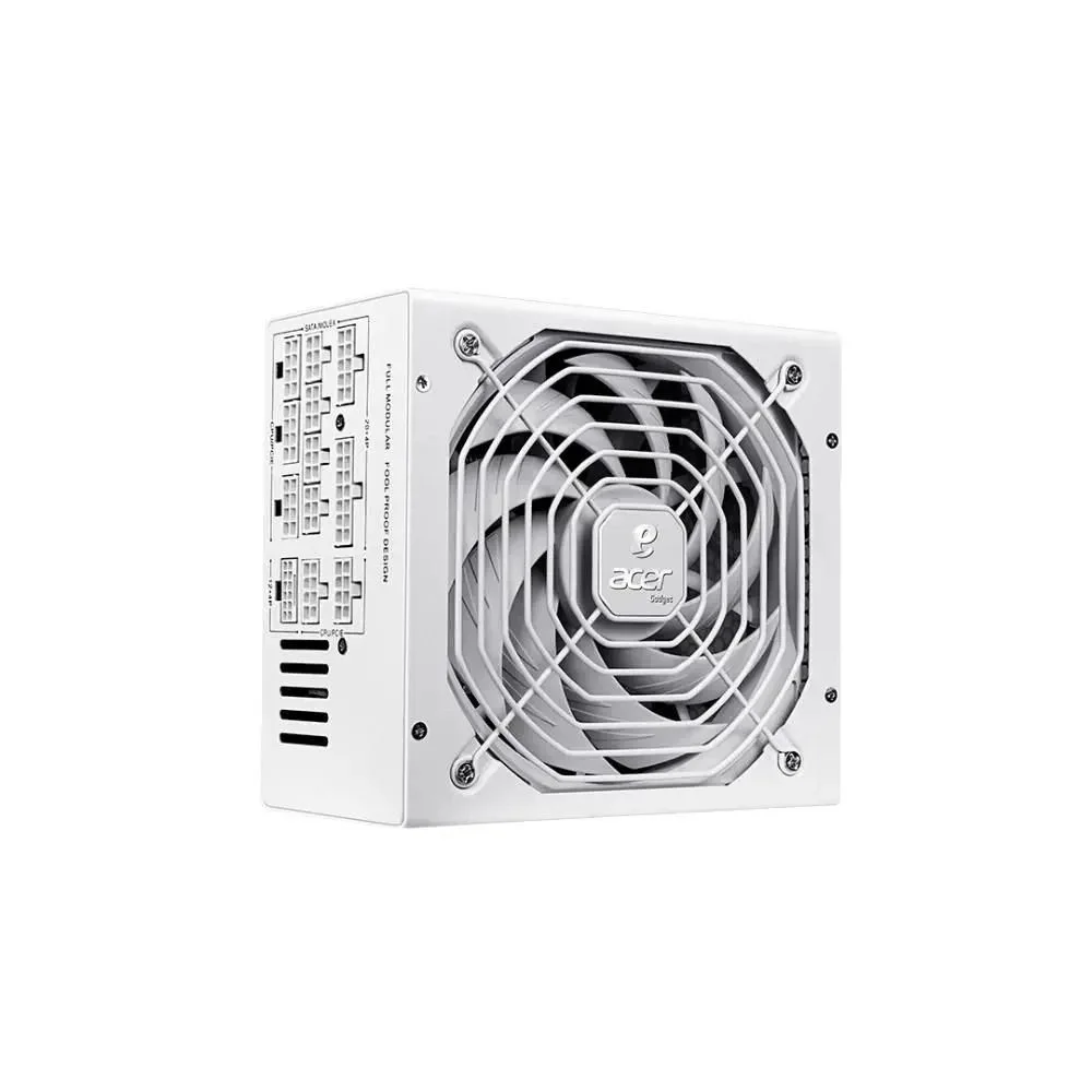 Imagem 2 de 3 do produto Fonte Atx 1000w Acer Ac1000 Full Modular 80 Plus Gold Branca