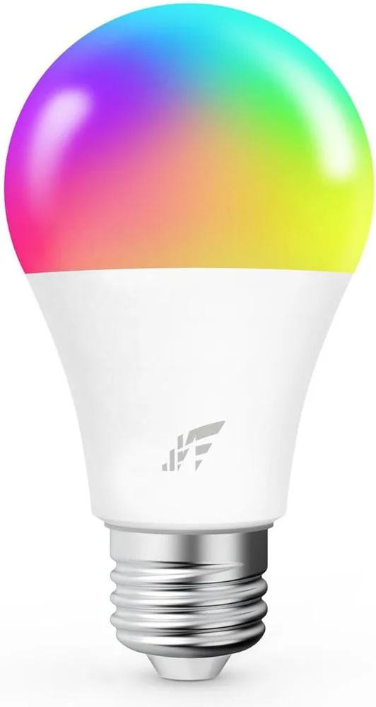 Imagem 1 de 5 do produto Lâmpada RGB Colorida Inteligente Smart Wifi Alexa Google Cor Da Luz Branco-RGB Jwcom