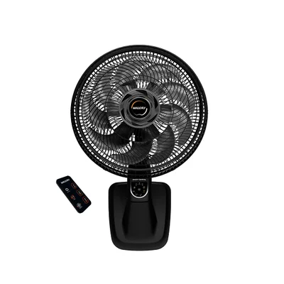 Ventilador De Parede Com Controle Mallory 40cm Smart Control Preto 220v