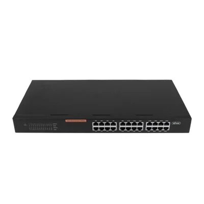 Switch 24 Portas Gigabit Rj45 Empresarial Escritório Rede Estável 10/100/1000mbps
