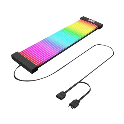 Cabo ARGB 24 Pinos Para Placa-mãe Com 80 LEDs RGB Potente E Efeitos Personalizáveis Compatível Aura Sync