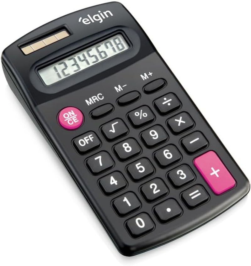 Calculadora De Bolso 8 Dígitos Cb1482 Preta