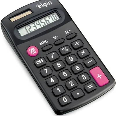 Calculadora De Bolso 8 Dígitos Cb1482 Preta