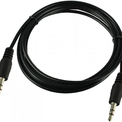Cabo Auxiliar P2 X P2 Dourado 1,5m Compatível Ipod Ipad Mp3 Mp4 Gps