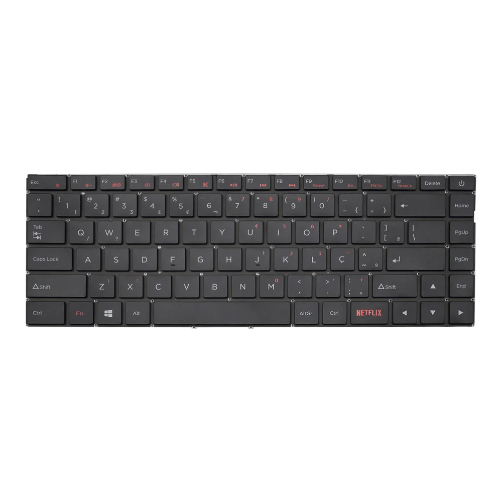Teclado Para Notebook Hp Compaq Presario 425 Abnt2 - Botão Netflix Teclado Para Notebook Hp Compaq Presario 425 Abnt2 - Botão Netflix