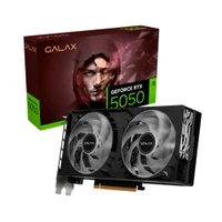 Placa De Video Galax Geforce RTX 5050 Black Gf 1-click Oc 8GB Gddr6 128bits 55nsl8mhdchd
