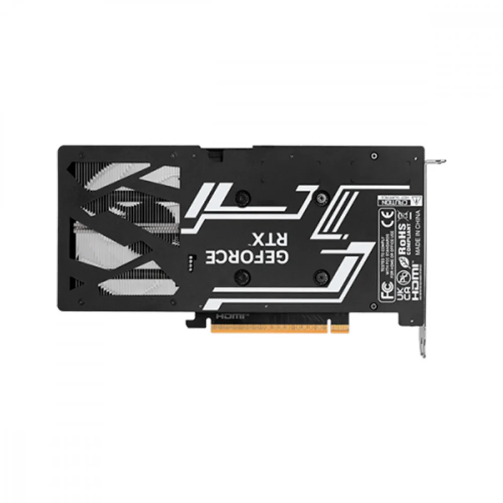 Placa De Video Galax Geforce RTX 5050 Black Gf 1-click Oc 8GB Gddr6 128bits 55nsl8mhdchd 6