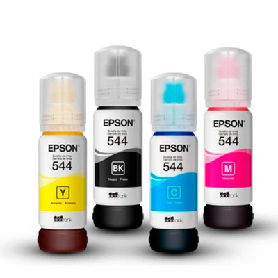 Kit 4 Tinta Epson Kit 544   L3250 L3210 L5190 L3110