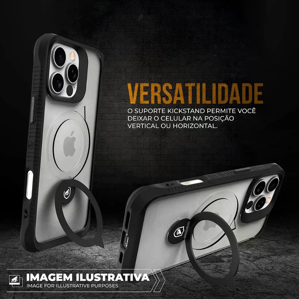 Imagem 2 de 5 do produto Capa Case Capinha Magsafe Para Iphone 15 - Raptor - Gshield