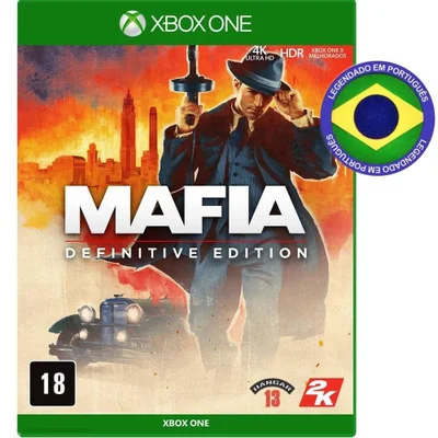 Mafia Definitive Edition XBOX One Mídia Física   Lacrado
