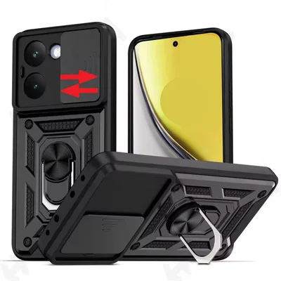 Capa Capinha Case Para Oppo Realme P3 Ultra 5g - Protetora Resistente Anti Impacto Queda Armadura Militar Cor:preto