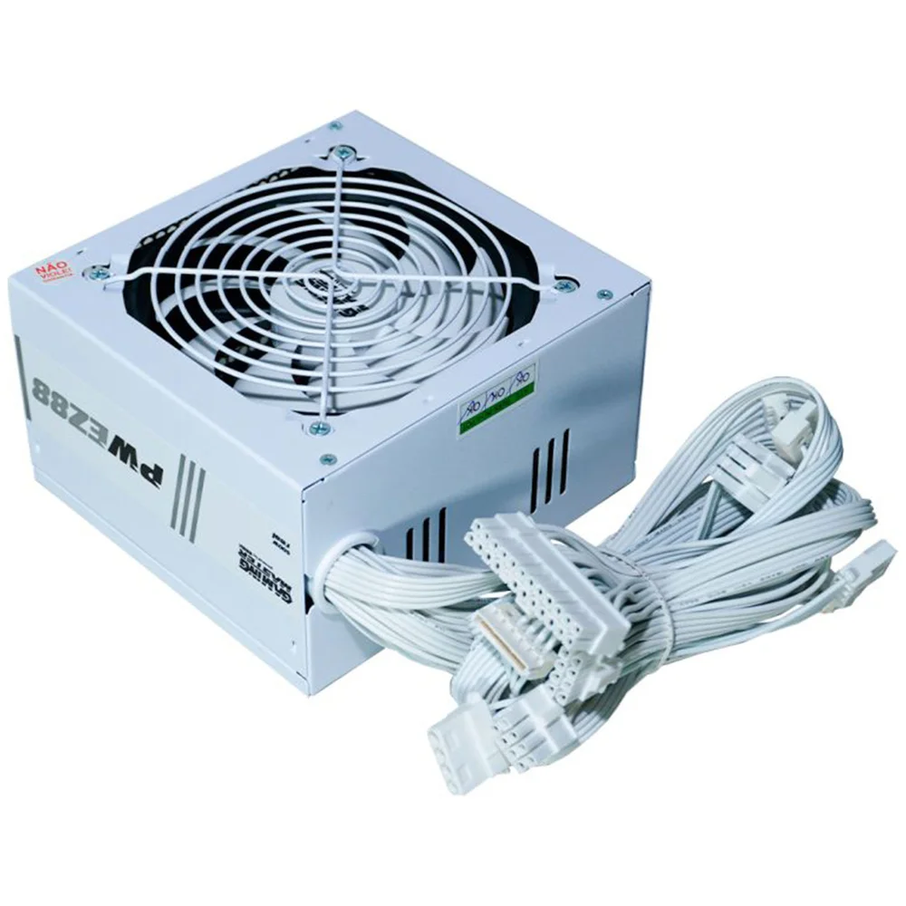 Imagem 5 de 5 do produto Fonte De Alimentacao K-mex Pwez8898f Branca 500w 80 Plus White - Pwez8898fua0b3x