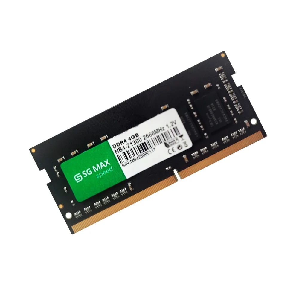 Imagem 3 de 4 do produto Memoria Notebook 4gb Ddr4 2666 Cl19 1.2v Soddim Sgm4gl2666cl19nb Sgmax