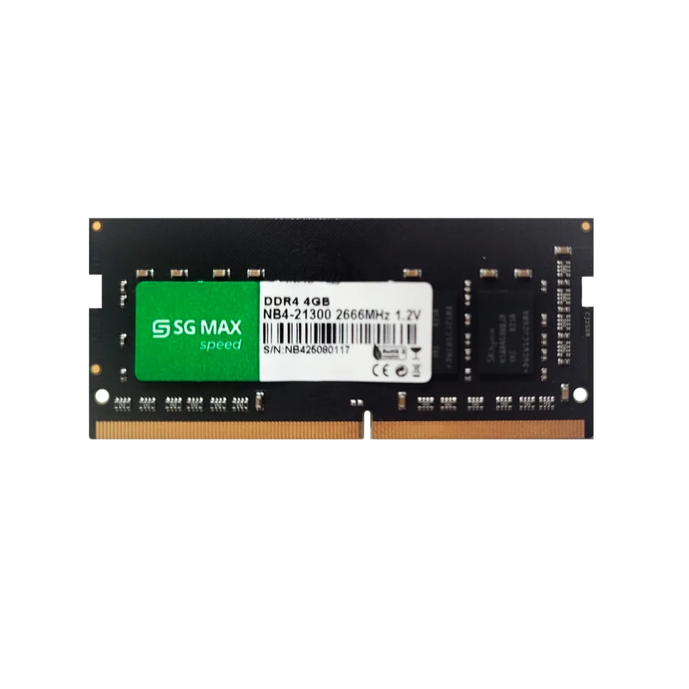 Imagem 4 de 4 do produto Memoria Notebook 4gb Ddr4 2666 Cl19 1.2v Soddim Sgm4gl2666cl19nb Sgmax