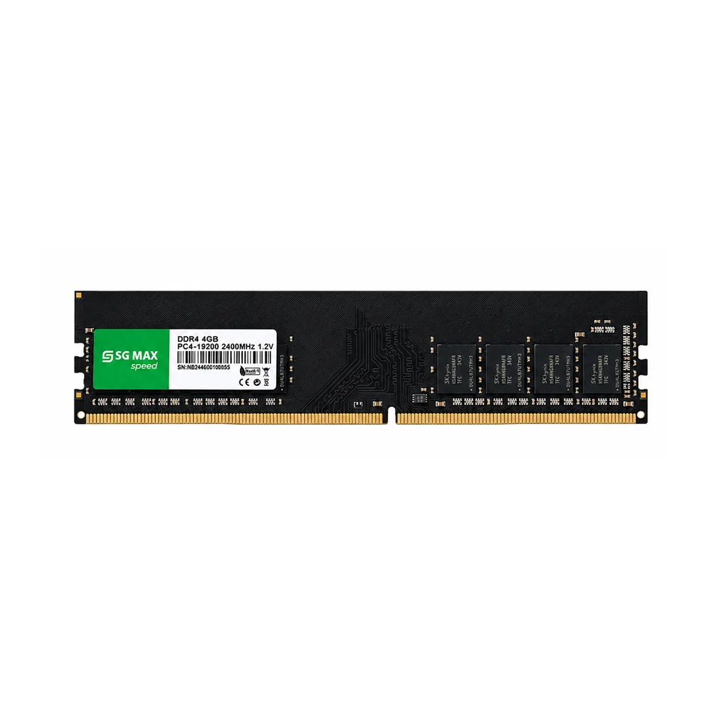 Imagem 2 de 4 do produto Memoria 4gb Ddr4 2400 Cl 22 1.2v Desktop Udimm Sgm4gl2400cl22d Sgmax