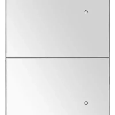 Interruptor Inteligente Tecla Física Vidro 2 Botões Zigbee Branco Jwcom Sa-zb217b-br