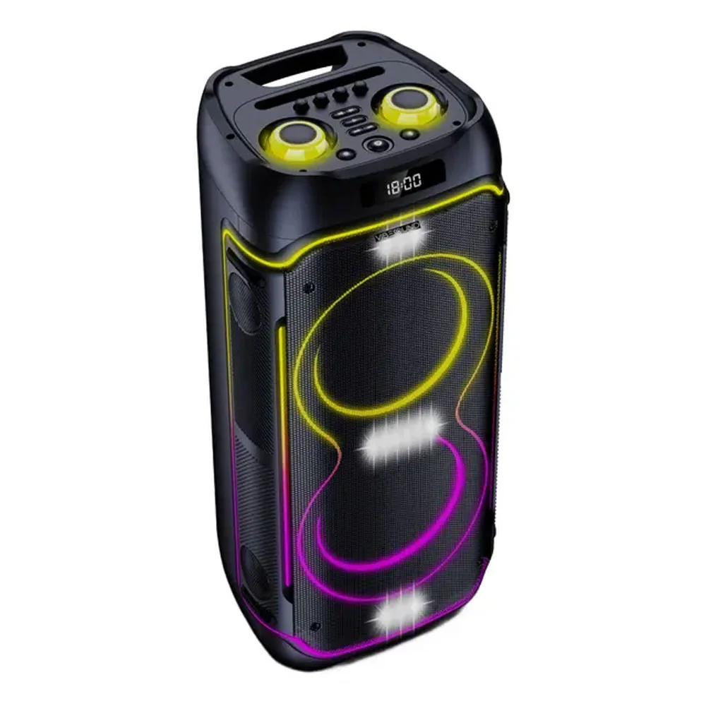 Imagem 2 de 5 do produto Caixa De Som Vibesound V8 Party 2000w Rms Bluetooth