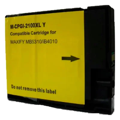Cartucho De Tinta Compatível Pg-2100 Xl Pgi-2100 Amarelo | 25ml - Cartucho & Cia