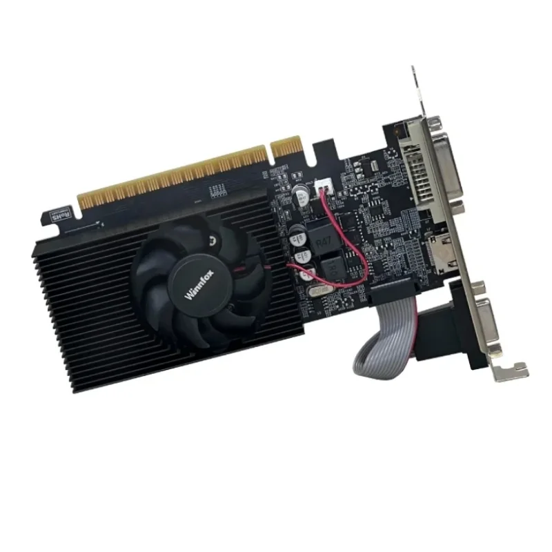 Placa De Video 4gb Geforce - Gt730 - Winnfox - 128bits Gt730lp-4gd3-a Ddr3