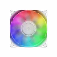 Kit 3 Fans 120mm Geometric Future Squama 2301w-1 ARGB Branco 2