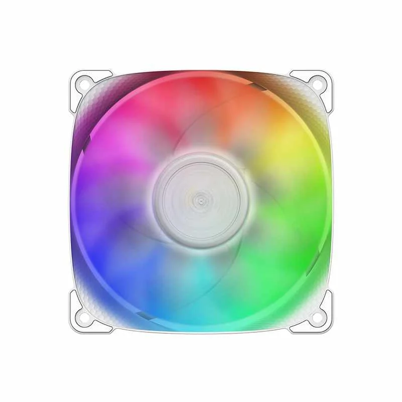 Kit 3 Fans 120mm Geometric Future Squama 2301w-1 ARGB Branco 4