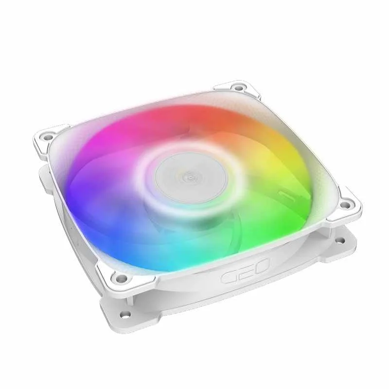 Kit 3 Fans 120mm Geometric Future Squama 2301w-1 ARGB Branco 5