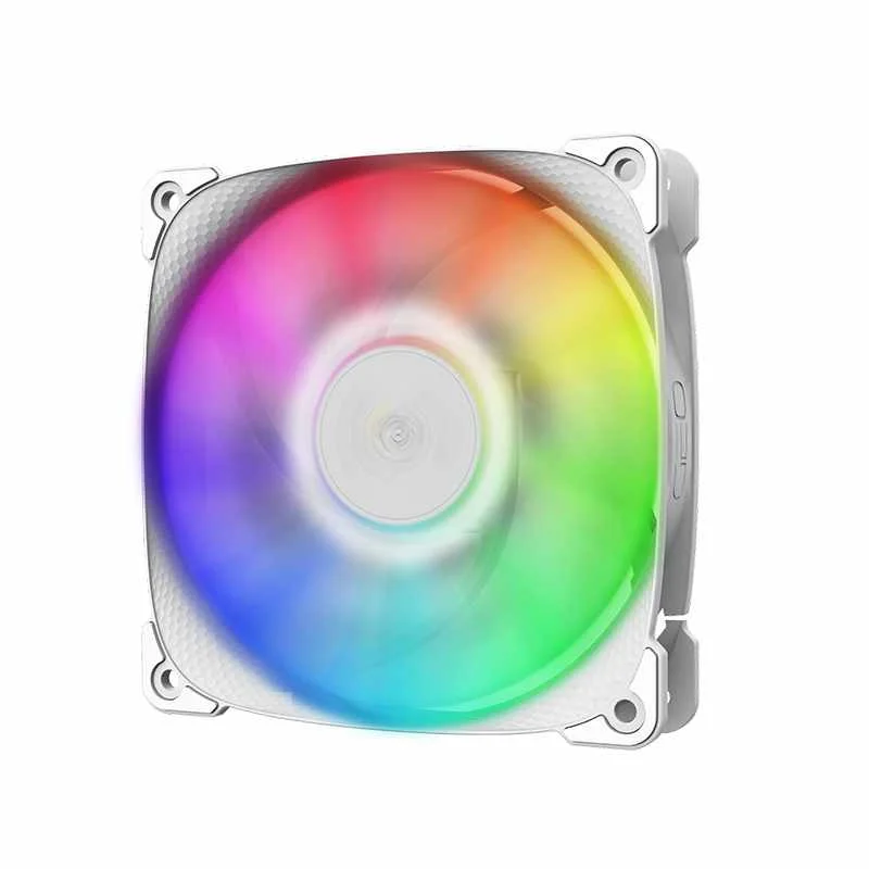 Kit 3 Fans 120mm Geometric Future Squama 2301w-1 ARGB Branco 6