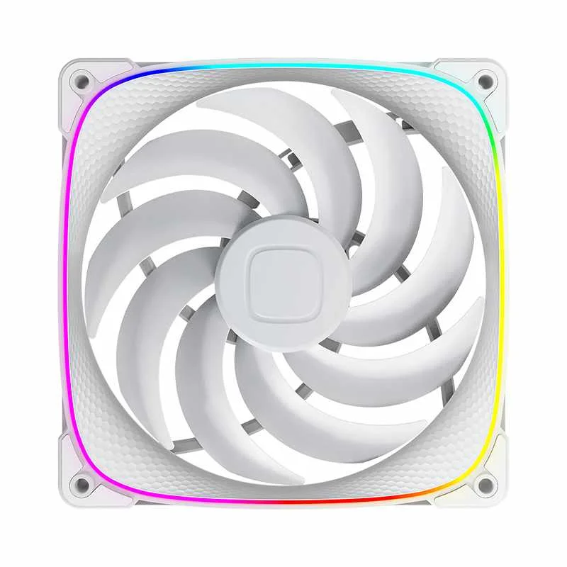 Kit 3 Fans 140mm Geometric Future Squama 2503w ARGB Branco 6