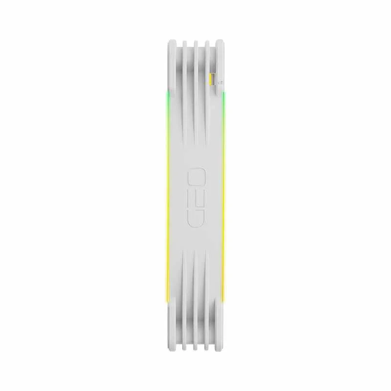 Kit 3 Fans 140mm Geometric Future 2503r Reverse ARGB Branco 5