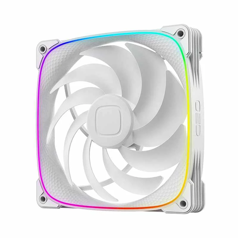 Kit 3 Fans 140mm Geometric Future 2503r Reverse ARGB Branco 7