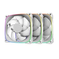 Kit 3 Fans 120mm Geometric Future Squama 2503w-3 ARGB Branco 2