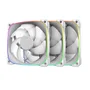 Kit 3 Fans 120mm Geometric Future Squama 2503w-3 ARGB Branco 3