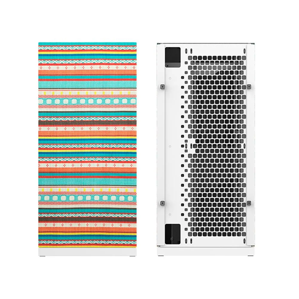 Imagem 2 de 5 do produto Gabinete Gamer Geometric Future Model 8 Bohemia Branco Tecido