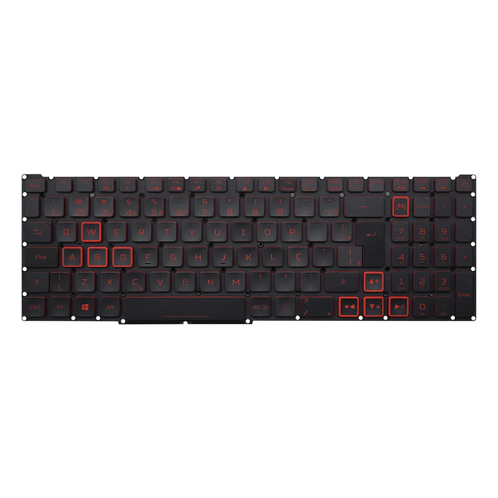 Teclado Para Notebook Acer Part Number Nki15170x5 Vermelho Abnt2 Preto Teclado Para Notebook Acer Part Number Nki15170x5 Vermelho Abnt2 Preto