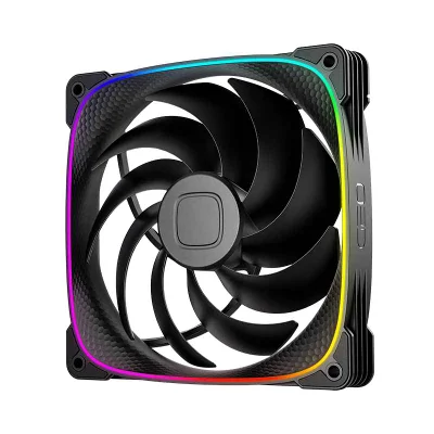 Fan 140mm Geometric Future Squama 2503b-14 ARGB Preto