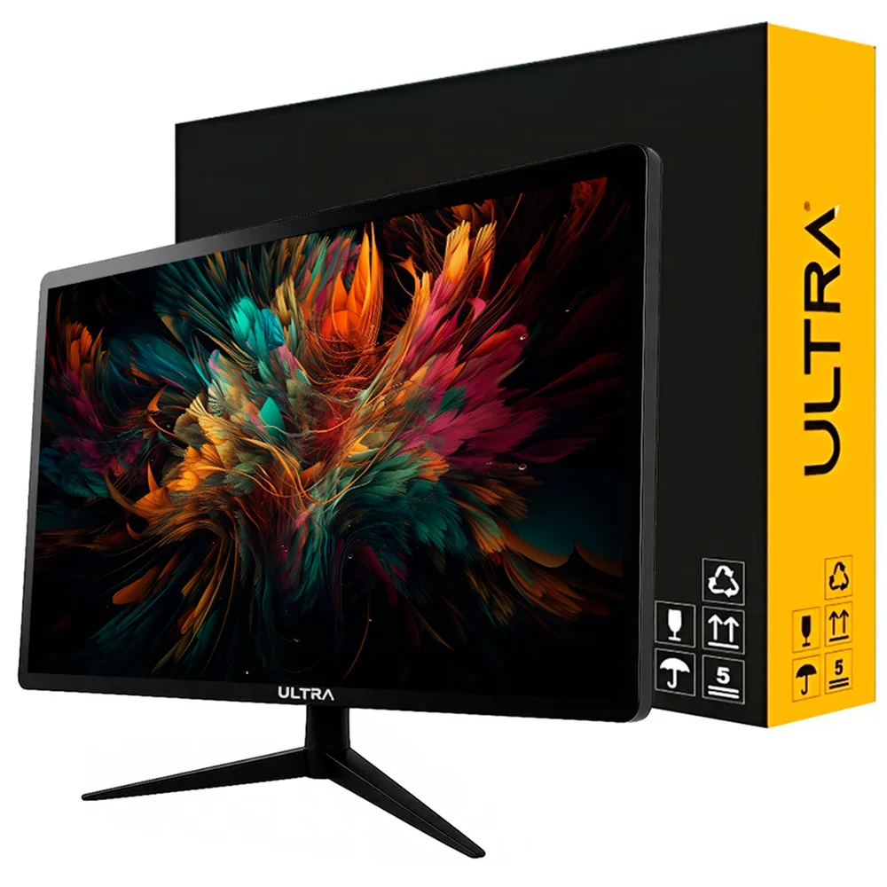 Monitor LED Ultra 20'', Resolução 1440x900, 75hz, HDMI, Vga, Vesa, Bivolt - Ult200z