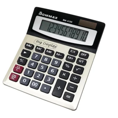 Calculadora De Mesa Tela E Teclado Grande Com Pilha Incluso Mesa