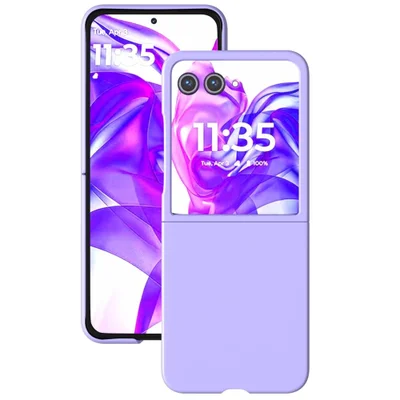 Capa Premium para Motorola Razr 50 Ultra - Encaixe Perfeito, Design Elegante, Leve e Fina, Proteção contra Arranhões e Uso Diário - Cor: Lilás