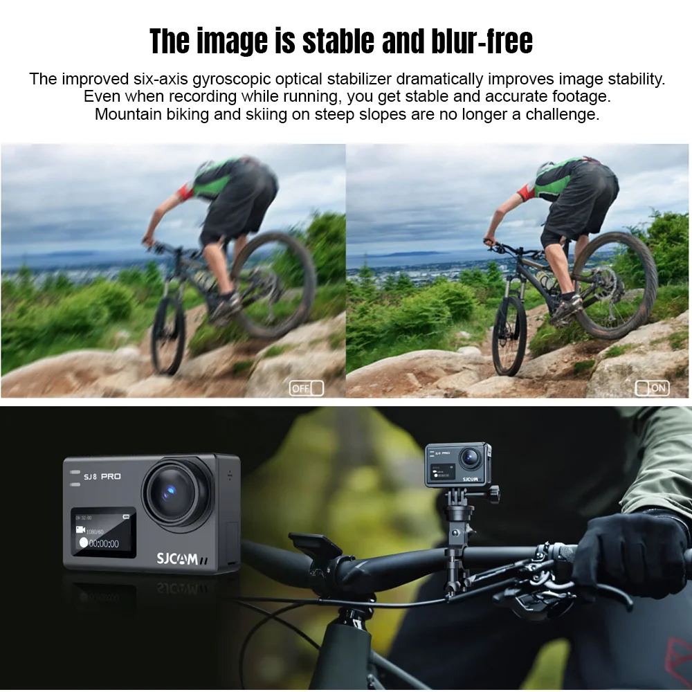 Imagem 4 de 5 do produto Câmera De Ação Sjcam Sj8 Pro 4k60fps Estabilização Wi-fi