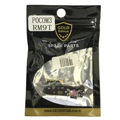 Placa De Carga Gold Edition Compativel Com Redmi Poco M3