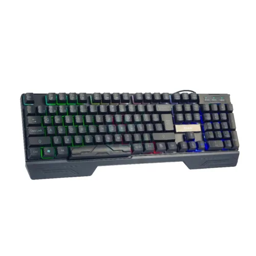 Imagem 4 de 5 do produto Kit Teclado Mouse Com Fio Gamer RGB Keedi Tec808