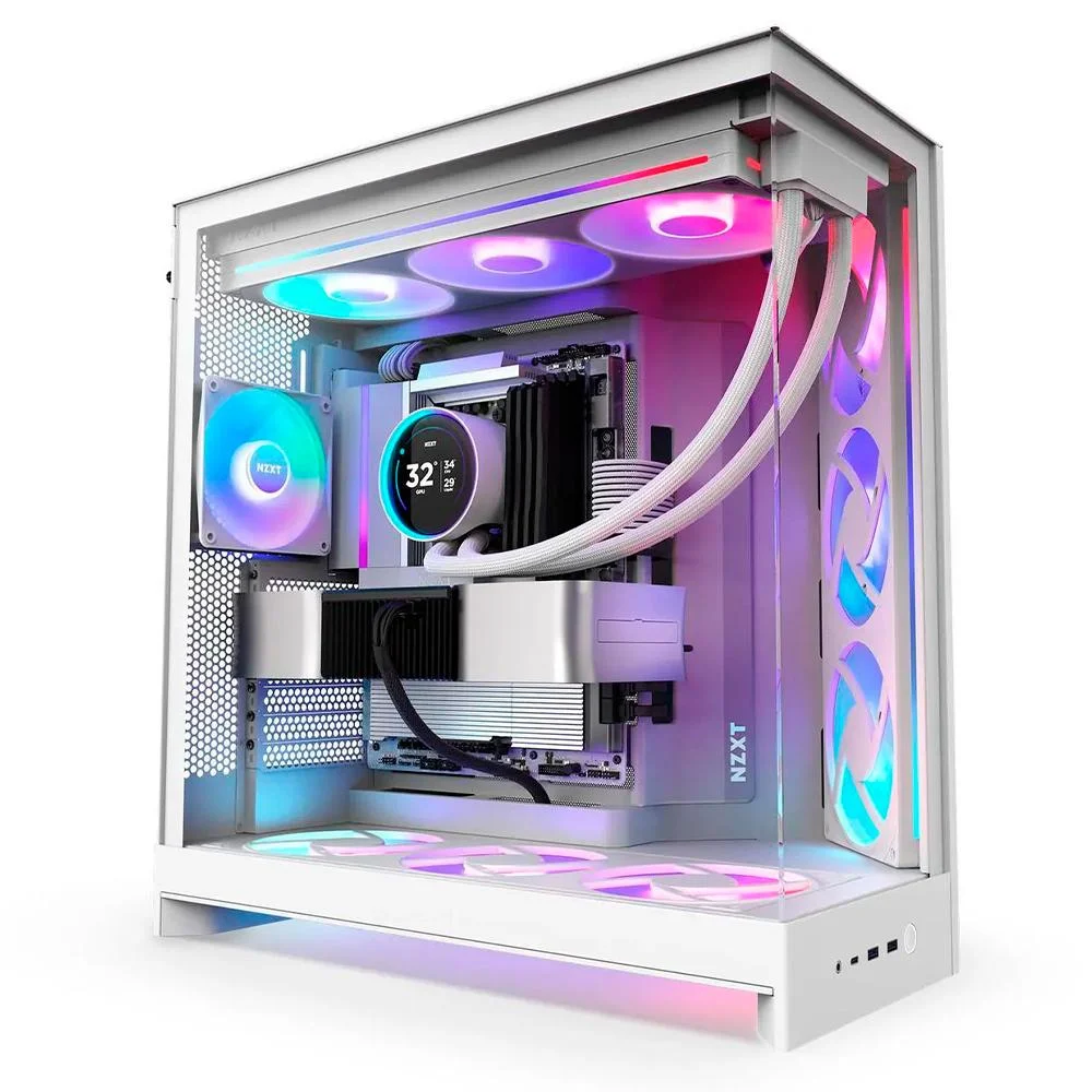 NZXT H9 Elite Flow RGB＋ Produtos com até 15 OFF no PIX KaBuM