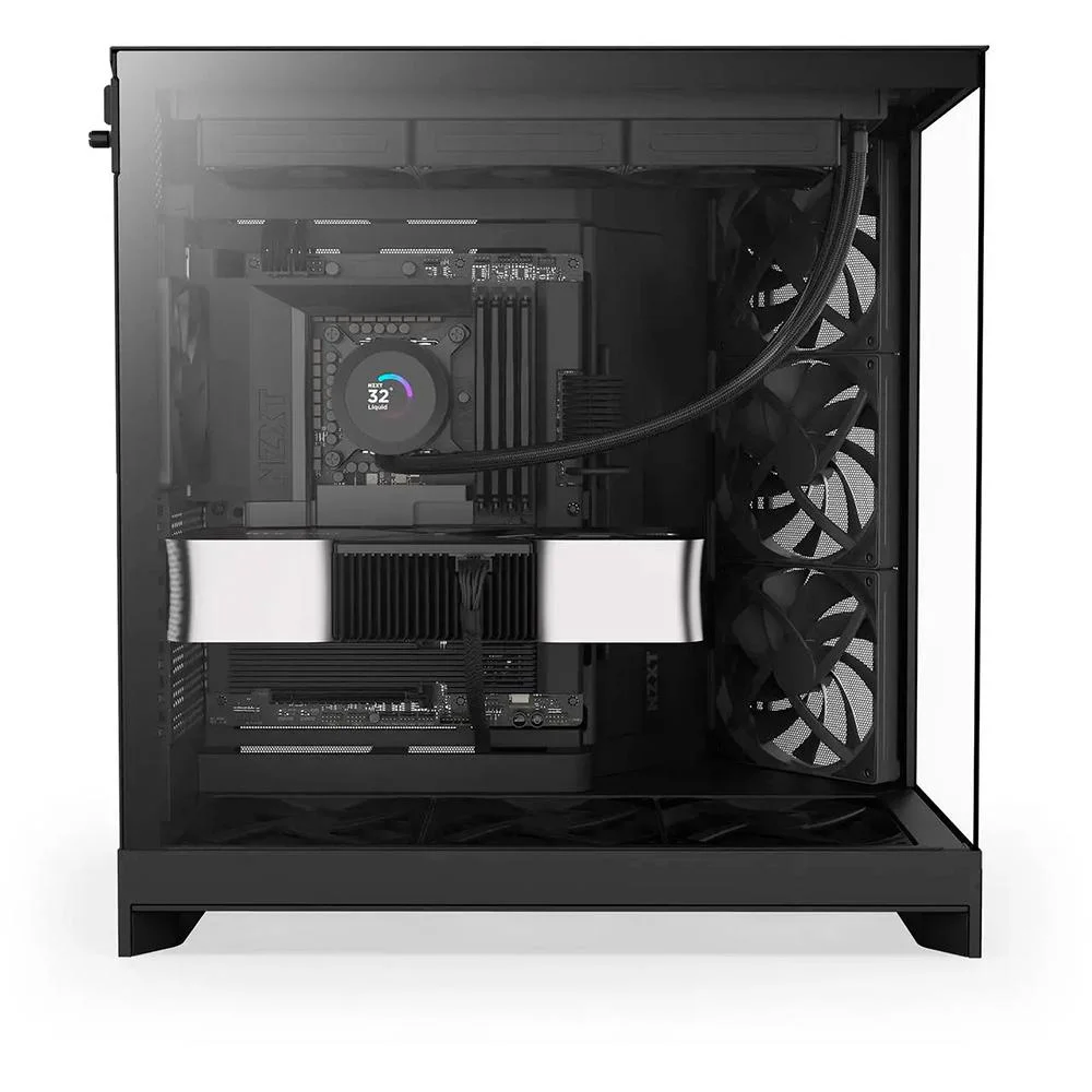 Imagem 5 de 5 do produto Gabinete Gamer Nzxt H9 Flow Frontal Diagonal 4 Fans Preto