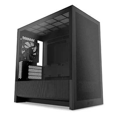Gabinete Gamer Nzxt H3 Flow Micro Atx Com 1 Fan Preto