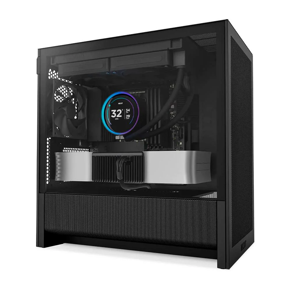 Gabinete Gamer Nzxt H3 Flow Micro Atx Com 1 Fan Preto