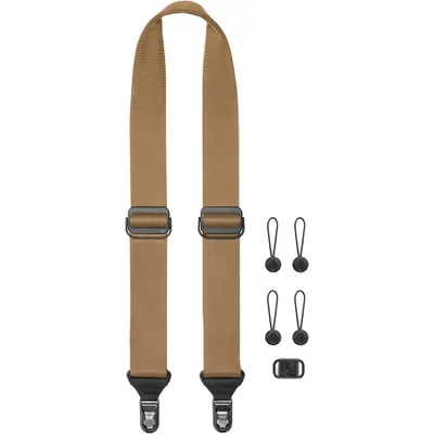 Alça De Pescoço Peak Design Slide Sl-cy-3 Com Sistema De Liberação Rápida (marrom)