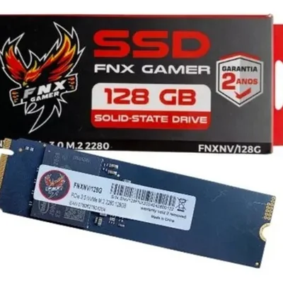Hd SSD 128GB Fnx Gamer, M2 2280 Nvme, Fnxnv/128g